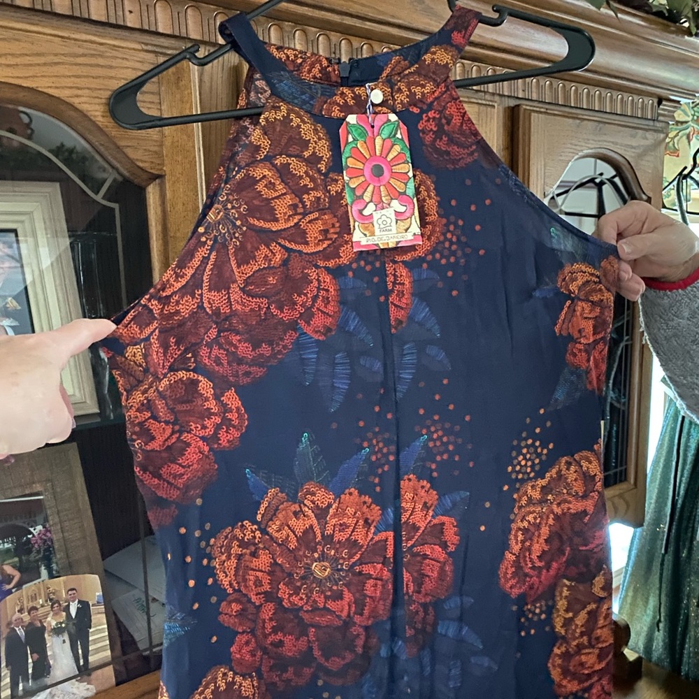 Brand new Anthropologie jumpsuit, gorgeous colors!
